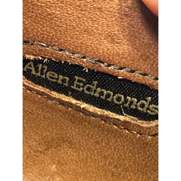 Size 11 D Allen Edmonds Clifton Brown Leather Cap Toe Lace Up Dress Shoes Oxford - Picture 6 of 14